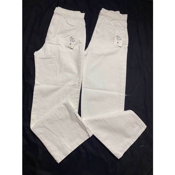 Quần e jean ống rộng dài có nhiều màu baggy jean trắng, xám, xanh denim đậm nhạt