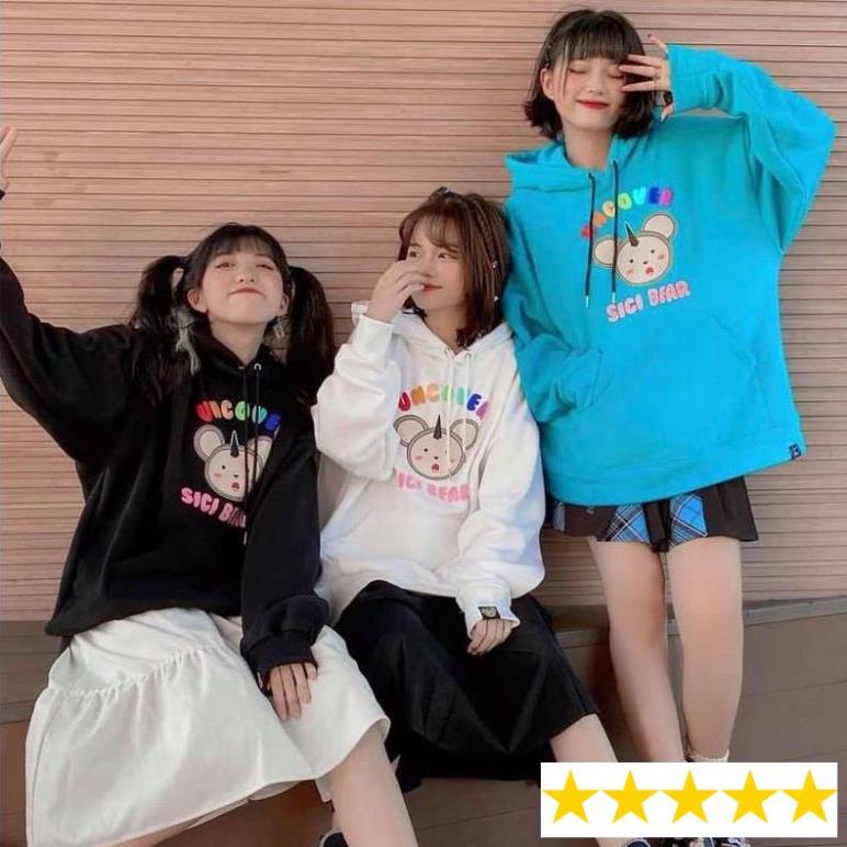 Áo hoodie Sici Uncover Full tag nam nữ 3 màu áo khoác nỉ hoodie uncover basic unisex freeship FULL TAG