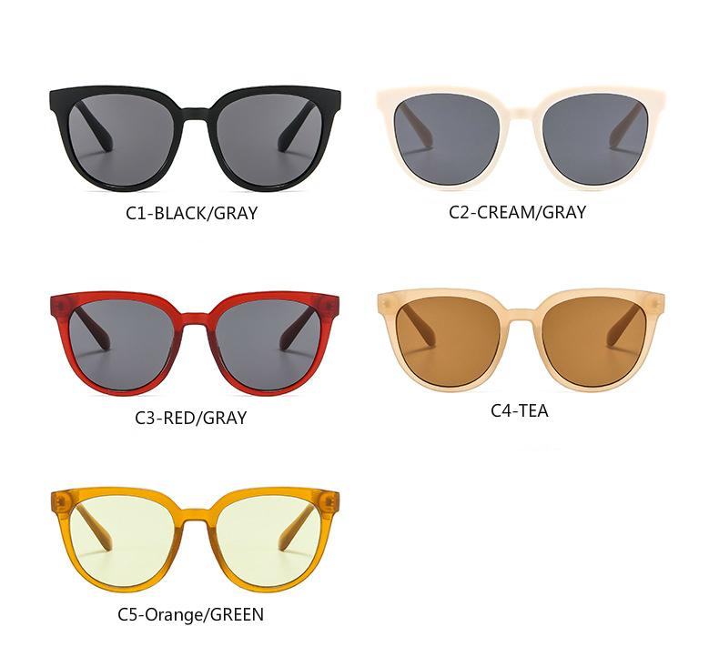 Kính mát bản lề kim loại thời trang đường phố Hàn Quốc