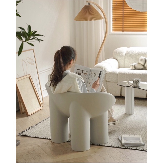 Ghế tựa lưng roly poly amr chair - phong cách Hàn Quốc