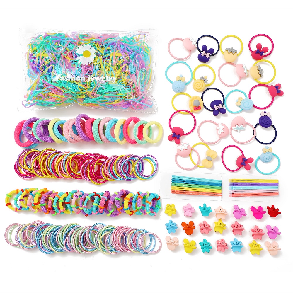 Set 1221 Dây Buộc Tóc Xinh Xắn Dành Cho Bé Gái