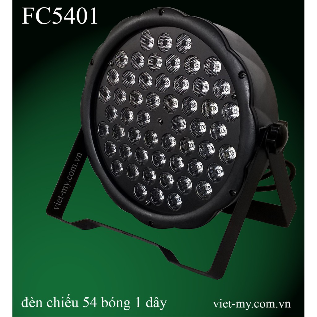 Đèn chiếu 54 bóng 1 dây 7 màu FC5401M
