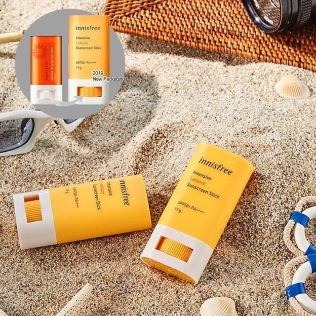 KEM CHỐNG NẮNG DẠNG LĂN INNISFREE INTENSIVE LEISURE