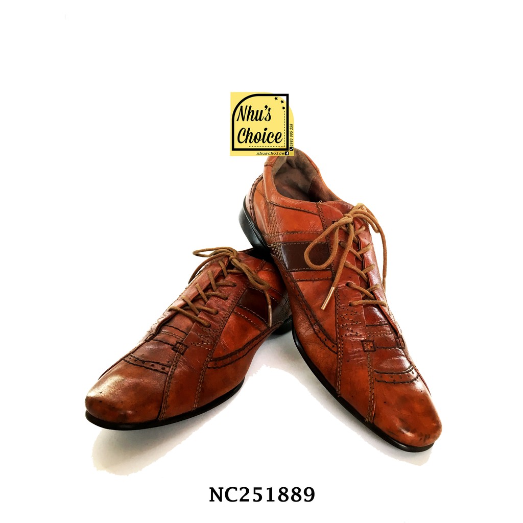 [Giày 2hand Nhu's Choice] [Giày Tây Da thật Đế bệt] (Đế bằng, đế thể thao) NC251889 Land Rover chất lừ