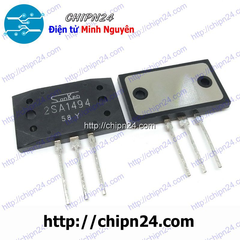 [1 CON] (KT1) Transistor A1494 PNP 17A 200V (Sò Sanken) (2SA1494 1494)