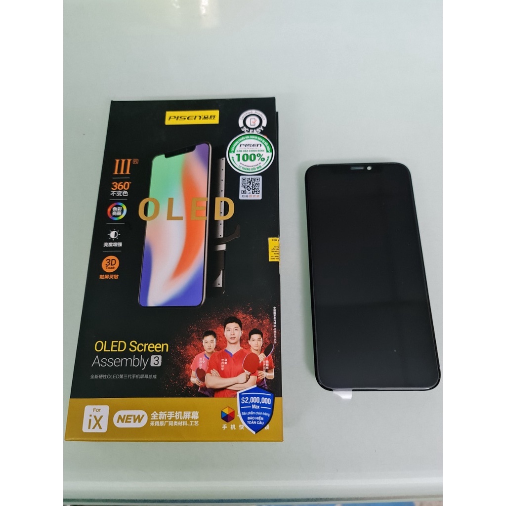 Màn Hình Pisen Cho Iphone X Thế Hệ V3 - Hàng Chính Hãng