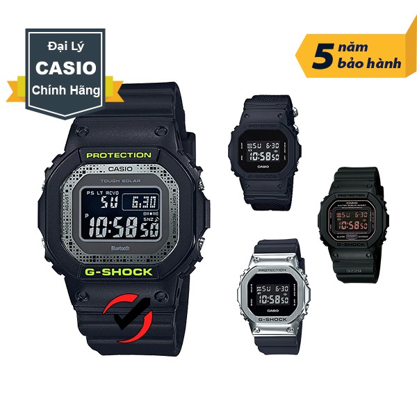 Đồng Hồ Nam CASIO G-Shock Chính Hãng Anh Khuê DW5600 GM5600