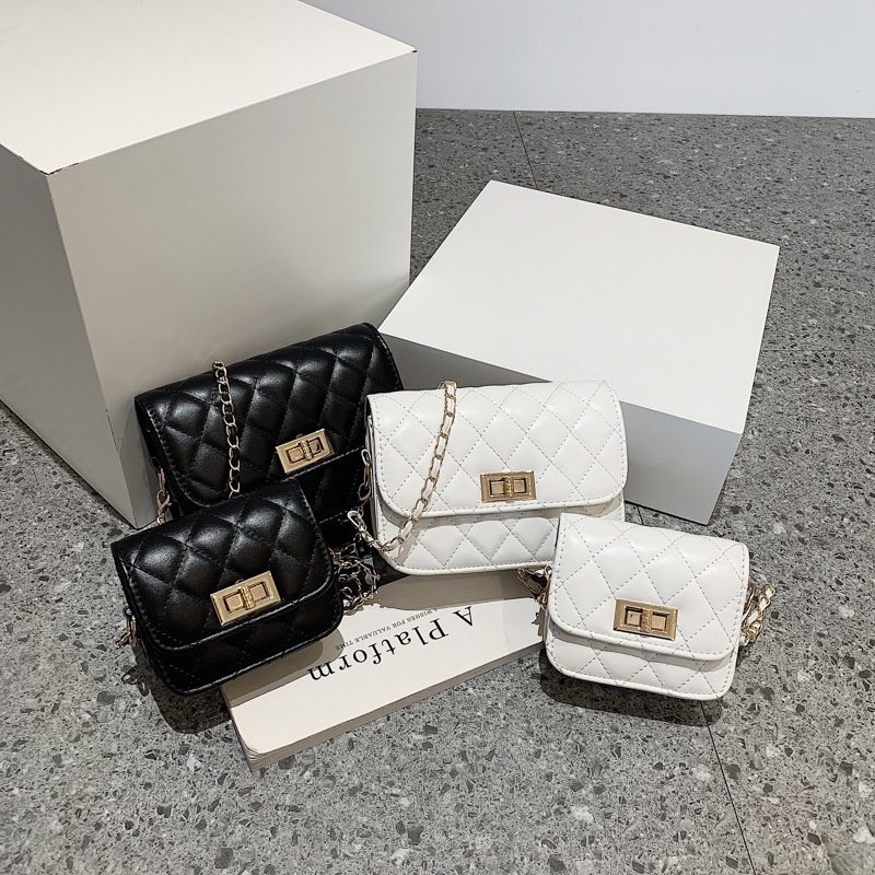 Túi Xách Nữ Đeo Chéo Dây Mắc Xích Thời Trang