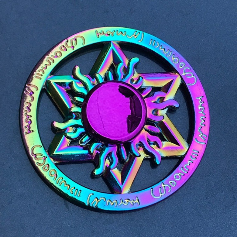 Con Quay Đồ Chơi Spinner Bằng Kim Loại, Giúp Giảm Stress