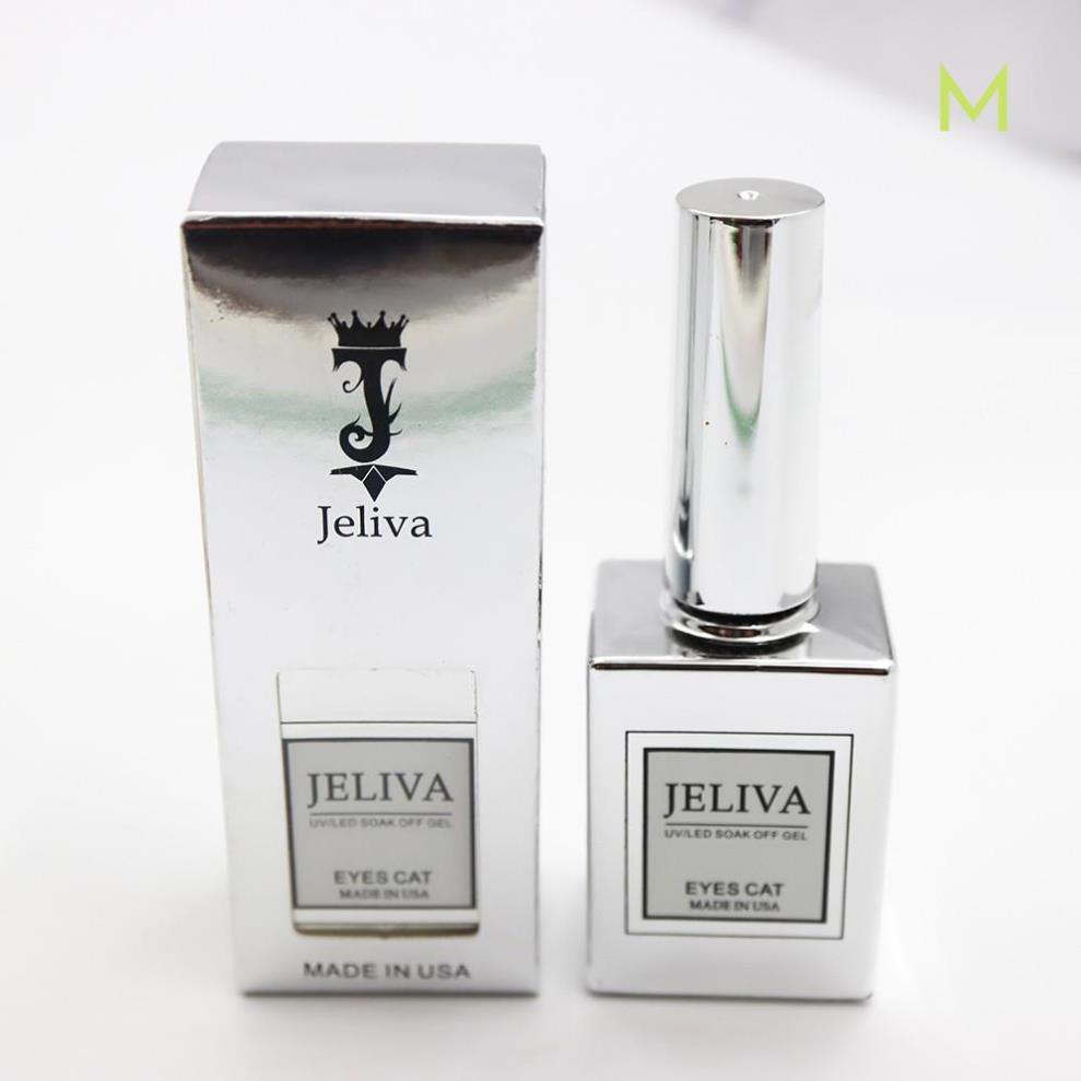 Sơn Base liên kết, Top bóng, cứng móng, kiềm dầu, cồn loang, sơn mắt mèo kim cương JELIVA D4