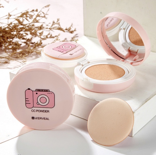 Set phấn nước nền máy ảnh A'ERVEAL CC Powder tặng kèm lõi thay dễ thương Senabeauty | BigBuy360 - bigbuy360.vn