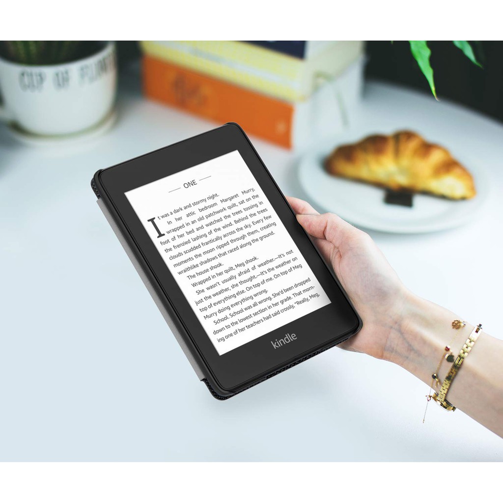 Ốp Bao Da Máy Đọc Sách Thông Minh Tự Động Tắt / Mở Cho Kindle Paperwhite 10th Generation 2018