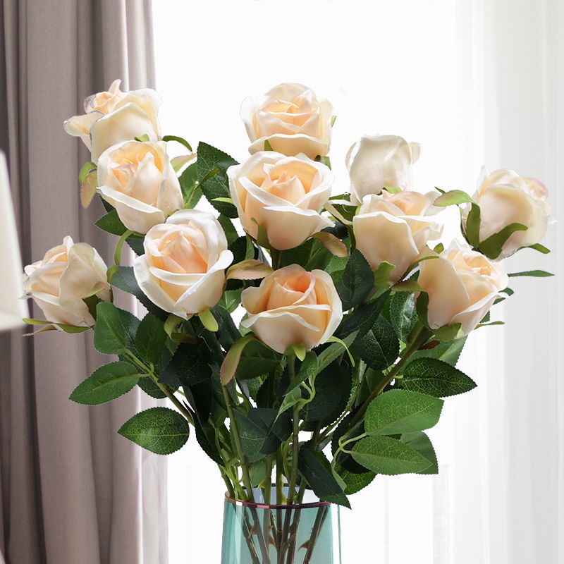 Hoa Hồng Nhân Tạo 48Cm Trang Trí Nội Thất Phòng Khách/Lễ Hội/Lễ Hội/Lễ Tình Nhân Dịp Năm Mới