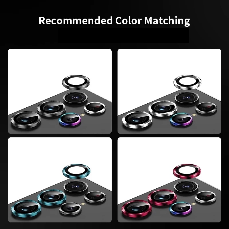 1 Miếng Dán Bảo Vệ Camera Sau Bằng Nhôm Cho Samsung Galaxy S22 Ultra Sansung S22ultra S22U