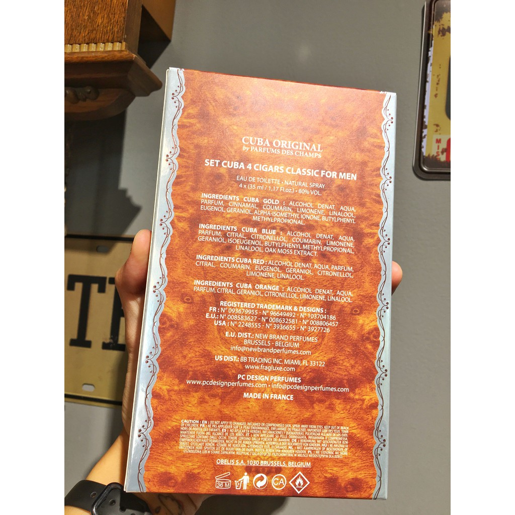 Nước hoa nam CUBA [AUTHENTIC] [CHÍNH HÃNG] | BigBuy360 - bigbuy360.vn