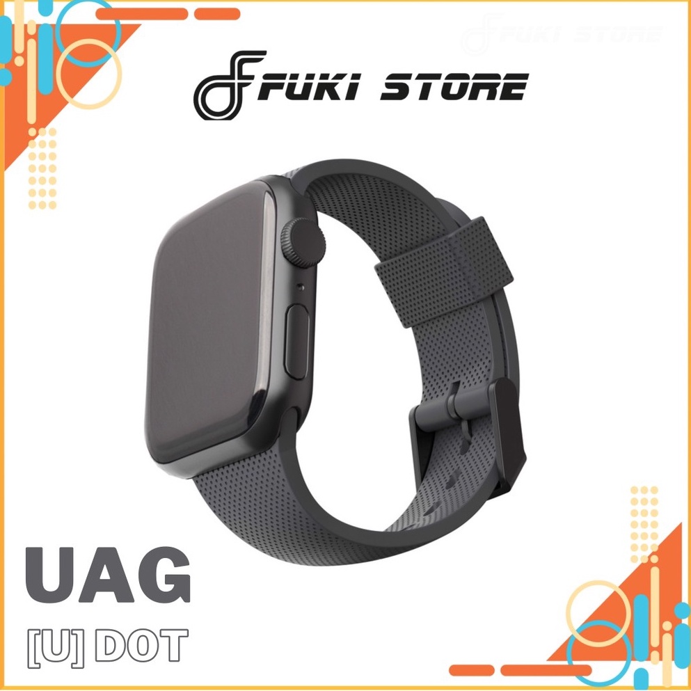 Dây Silicone Đeo Apple Watch⚡𝐇À𝐍𝐆 𝐂𝐇Í𝐍𝐇 𝐇Ã𝐍𝐆⚡UAG [U] - dot Chính hãng 38/40/41mm 42/44/45mm