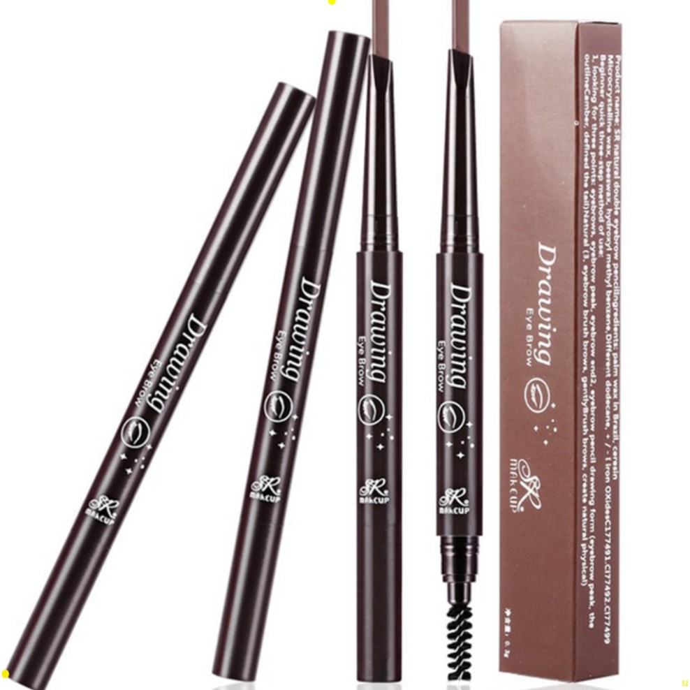 Chì Kẻ Mày Lameila Drawing Color Geometry, bút chì kẻ lông mày 2 đầu xé chống trôi không thấm nước Nội Địa Trung xvc | BigBuy360 - bigbuy360.vn