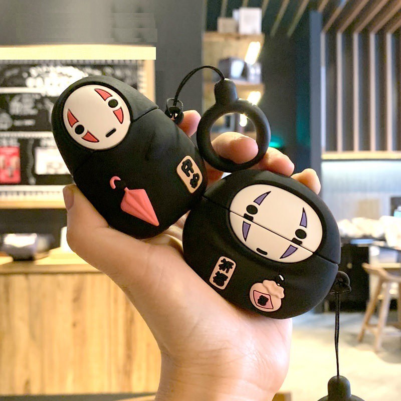 🌟Case AirPods 1/2/Pro🌟 Vỏ Bọc Tai Nghe AirPods 1/2/Pro hình Vô Diện Siêu Cute - MINH AN SAIGON