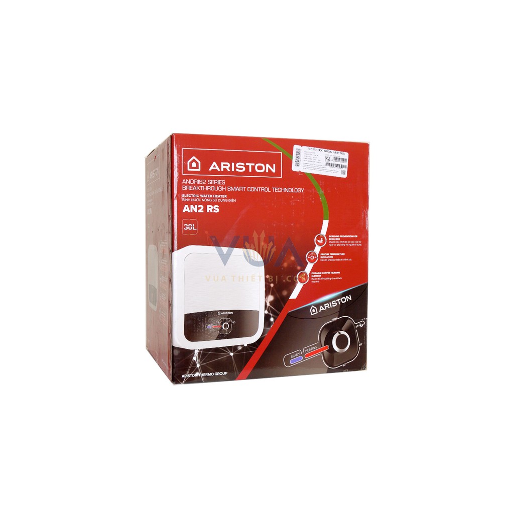 [30L] Ariston Andris2 (AN2) RS 30 Lít – Bình Nóng Lạnh Gián Tiếp - 30RS