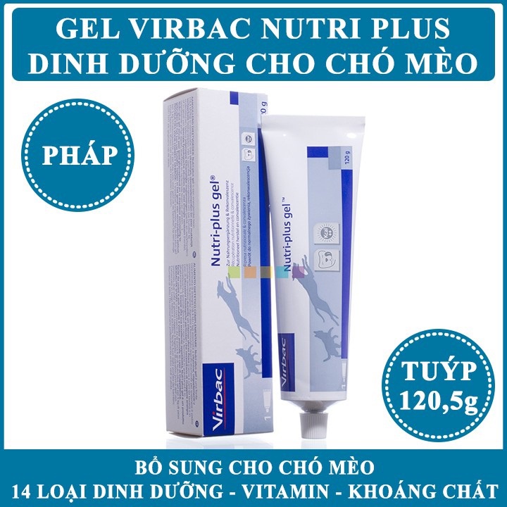 Gel Dinh Dưỡng Cho Chó Mèo Nutri Plus Gel giúp cải thiện biếng ăn, gầy gọc ở thú cưng