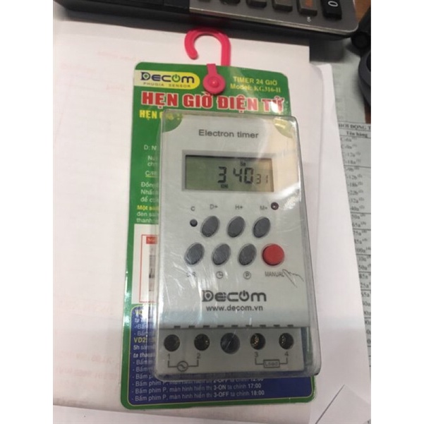 Đồng hồ hẹn giờ KG316-II decom