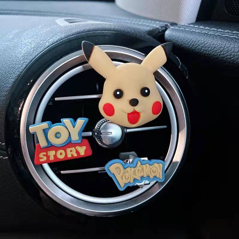 Tinh dầu gắn cửa gió điều hòa xe hơi giúp khử mùi