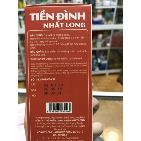 TIỀN ĐÌNH NHẤT LONG