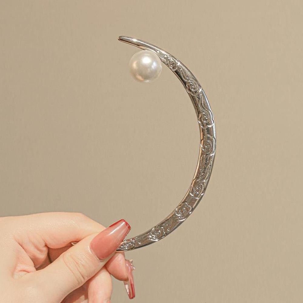 Trâm Cài Tóc Hình Mặt Trăng Phong Cách Hanfu Cổ Điển Cho Nữ