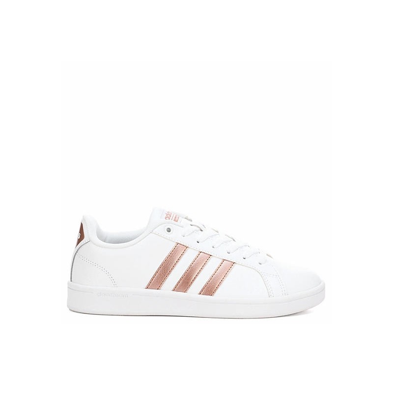 Giày Nữ Chính Hãng ADIDAS CLOUDFOAM ADVANTAGE STRIPES Màu Trắng Size 37- 38 (US: 6.5)