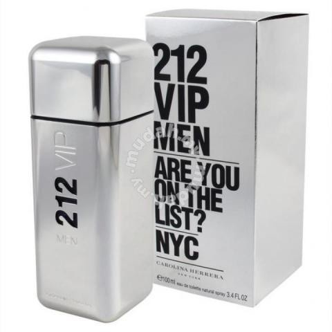 Nước hoa Nam Cao Cấp 212 VIP MEN CAROLINA HERRERA Bạc 100ml Sành điệu Sang Trọng Lôi Cuốn - Lưu hương từ 8 -12 tiếng