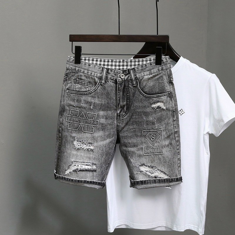 Quần Short Nam Chất Jean Co Giãn, Quần Đùi Nam thời trang cao cấp MuradFashion NT40