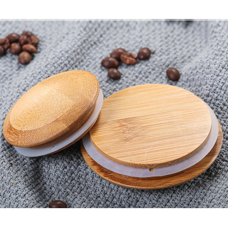 Lọ Thủy Tinh Trong Suốt Đựng Thực Phẩm Có Nắp Hình Nấm