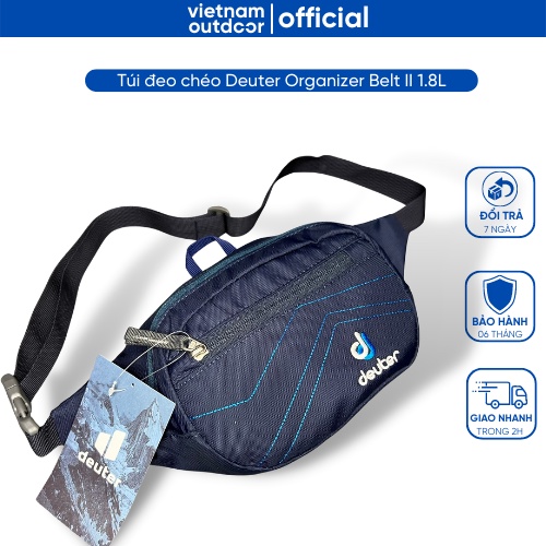 Túi đeo chéo nam nữ cao cấp Deuter Organizer Belt II 1.8L Túi bao tử nữ chất liệu siêu bền chống nước tốt