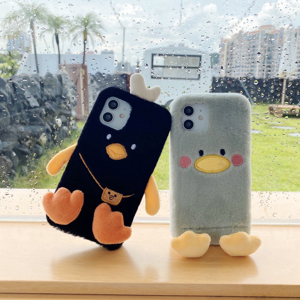 Ốp điện thoại TPU mềm hình chú vịt thích hợp cho Iphone 12 11 pro max xs max xr x 7 8 plus