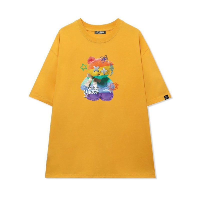 Áo thunCó sizeFull màu unisex tay lỡ gấu X X