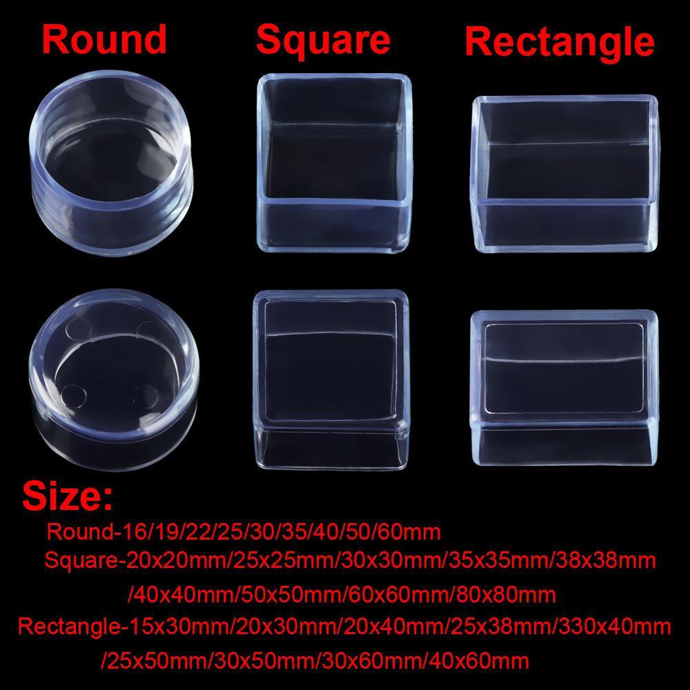 Set 4 miếng đệm bọc chân bàn ghế CONOPERY bằng silicone tiện dụng
