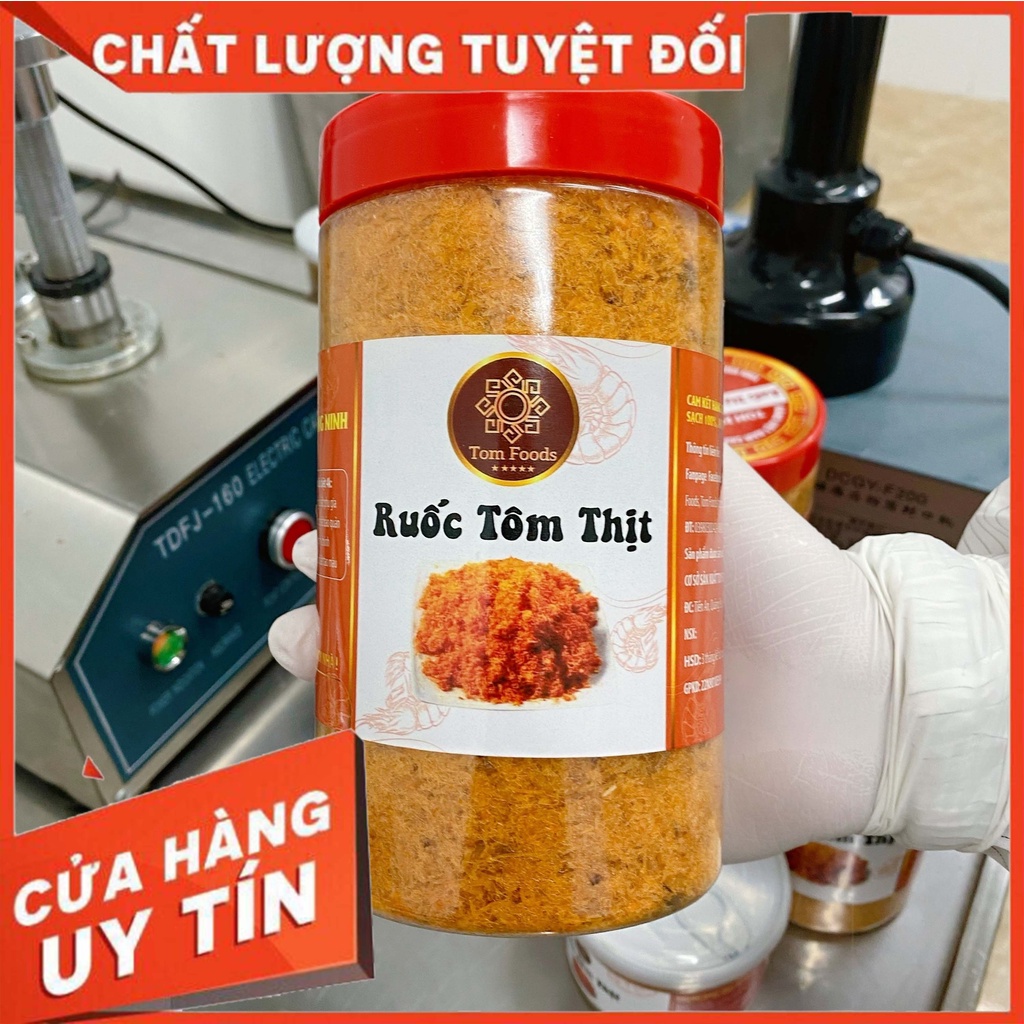 Ruốc Tôm Thịt  TOMFOODS - Loại Đặc Biêt- Ngon Tuyệt Đỉnh 500g [FREESHIP]