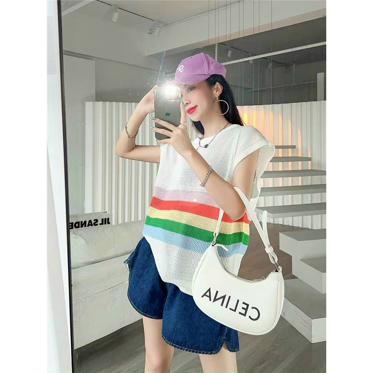 MẪU HÓT.ÁO LEN SÁT NÁCH NỮ CỰC XINH LÀ MẪU HÓT TREN CỦA NĂM.HÀNG QC CAO CẤP FOM DƯỚI 60KG VỪA