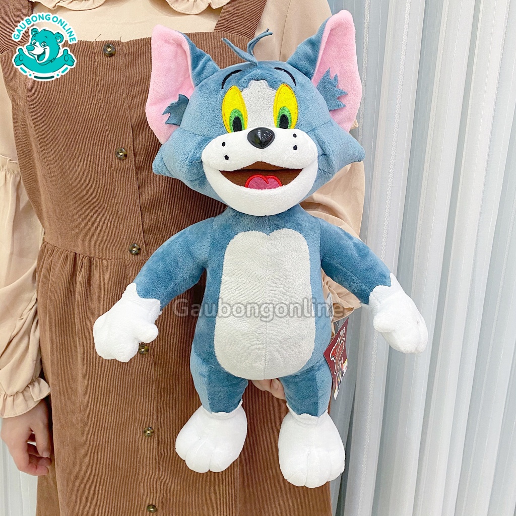 Gấu Bông Mèo Tom và Jerry Hoạt Hình Dễ Thương Cho Bé Cao Cấp Gấu Bông Online