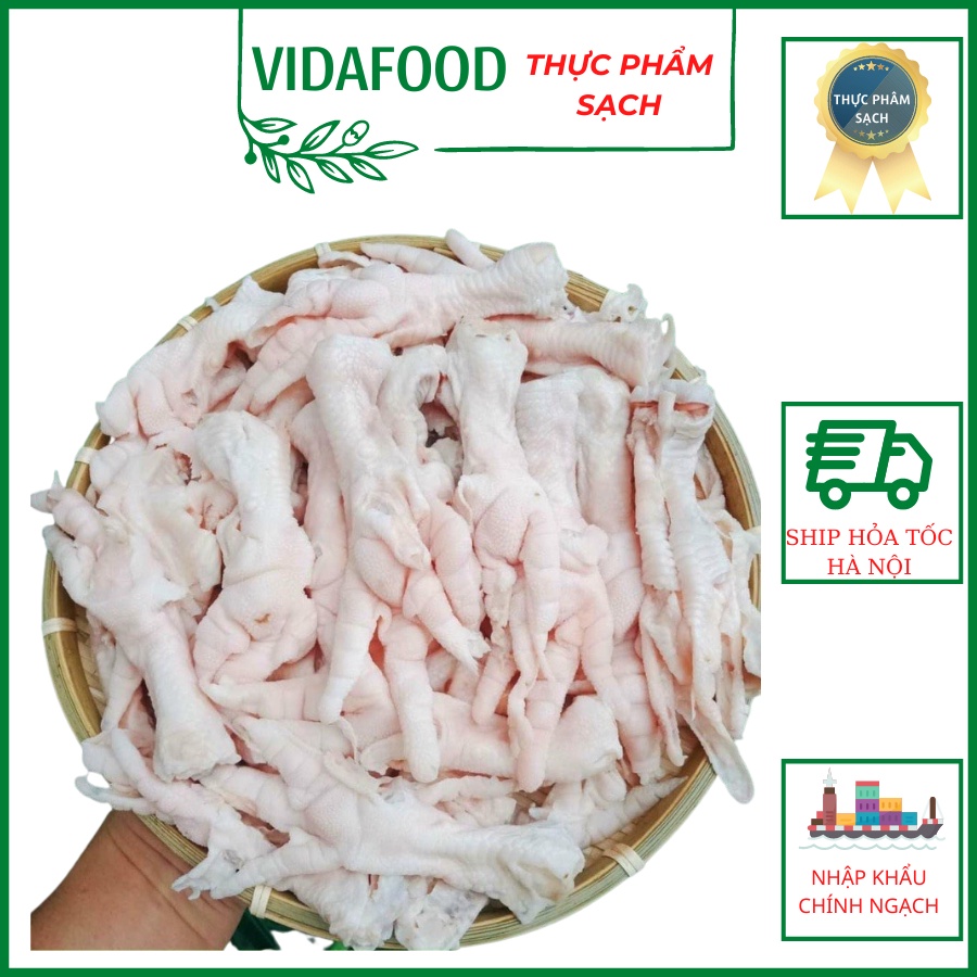 Chân Gà Rút Xương Nhập Khẩu Ba Lan Loại 1 Siêu Ngon, Chân To Vừa 1kg 27 Cái