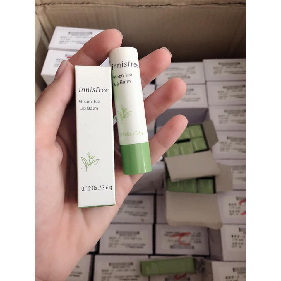 SON DƯỠNG TRÀ XANH INNISFREE GREEN TEA LIP BALM 3.6G CHÍNH HÃNG - 4776