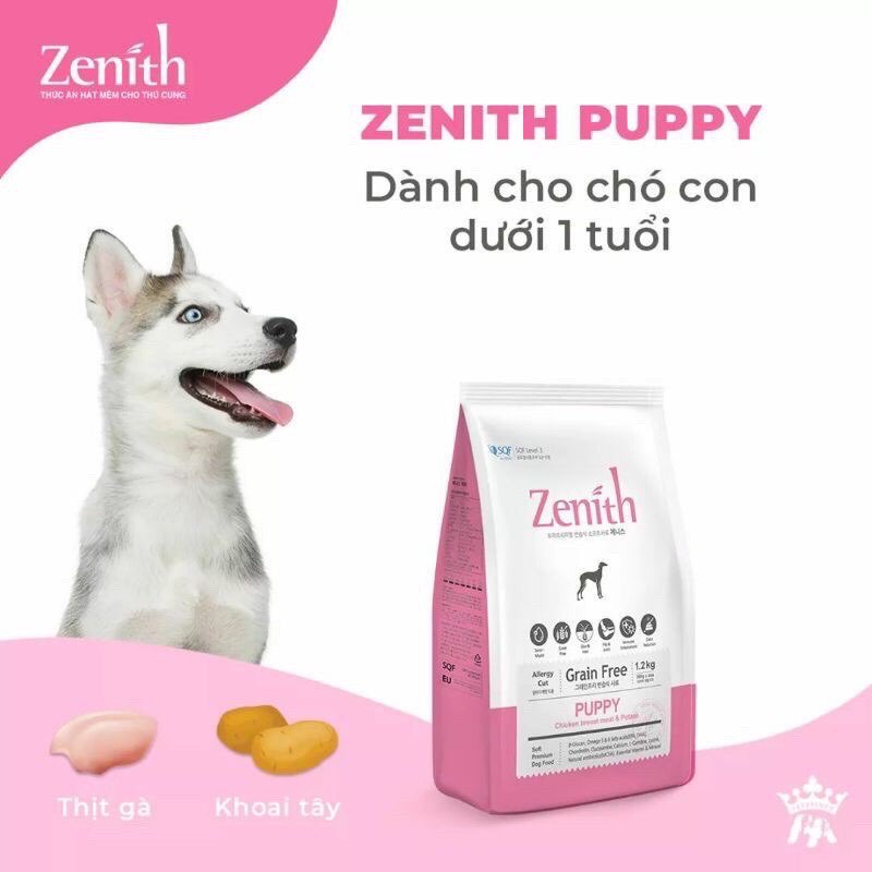 HẠT MỀM CHO CHÓ NHỎ - ZENITH - GÓI 300gr