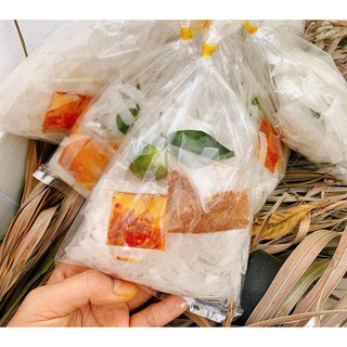bánh tráng sợi trộn sate