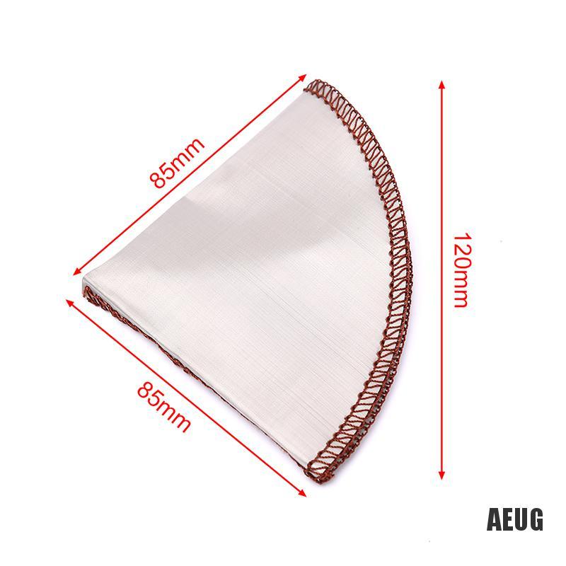 [AIU]  Reusable Pour Over Coffee Filter Flexible Stainless Steel Mesh Coffee Filter