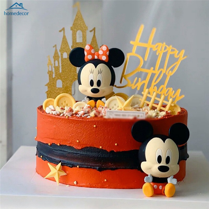 Trang Trí Sinh Nhật - CẶP ĐÔI CHUỘT MICKY, VỊT DONAL Trang Trí Bánh