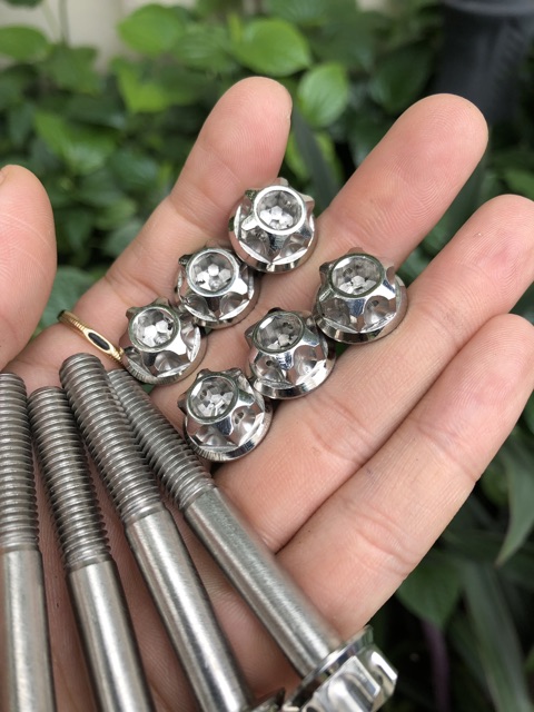 Ốc inox Salaya  8li6  - gắn gác chân phải winner