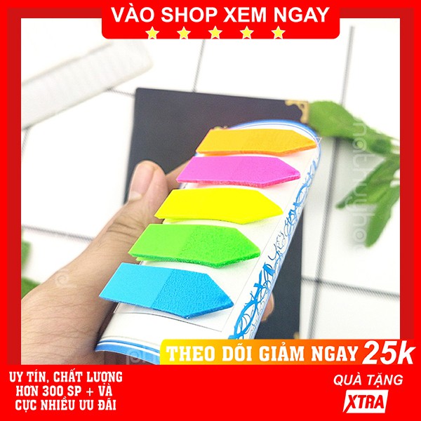 Combo 125 tờ phân trang Gstar , giấy note trang mỗi màu 25 tờ cực tiện lợi giá rẻ  FREESHIP  - Phát Huy Hoàng