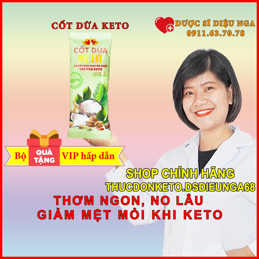 - thơm ngon, no lâu, hỗ trợ Keto hiệu quả