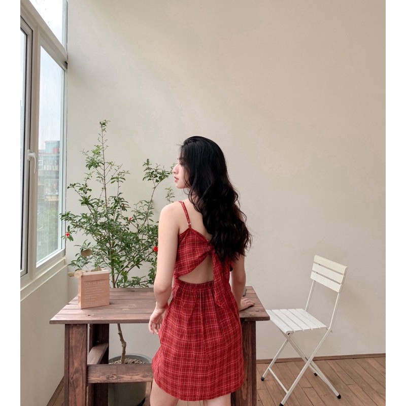 Yếm kẻ 2 dây nơ lưng Y62 SUSTORE | BigBuy360 - bigbuy360.vn