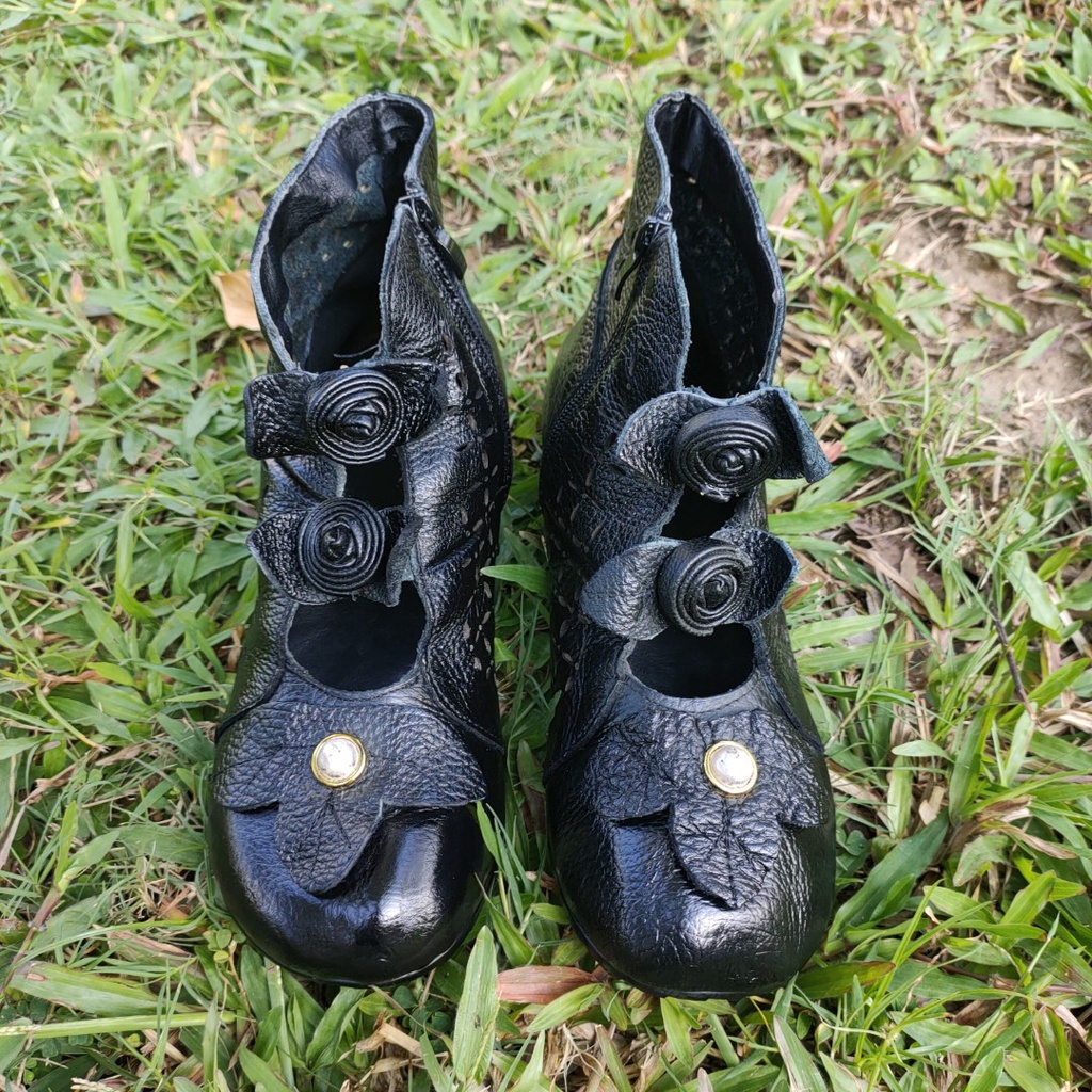 Boots Bốt size 39 Da thật second-hand B081- Đồ Si Bon